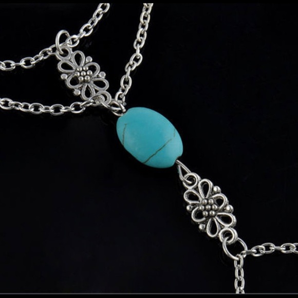 Turquoise Bracelet Hand Jewelry - Picture 3 of 5